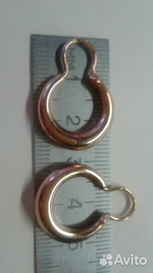 Серьги калачи