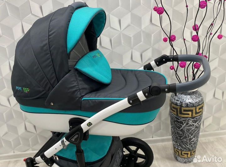 Коляска 3 в 1 Verdi Pepe Eco Plus