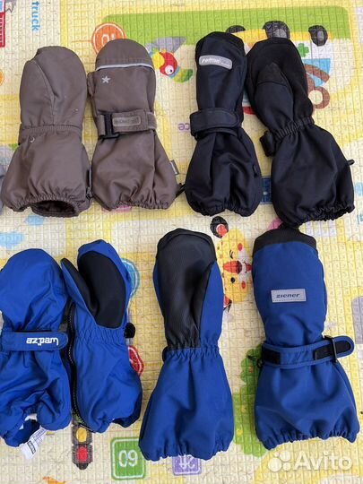 Варежки краги детские