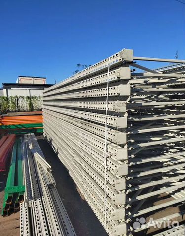 Стеллажи металлические паллетные бу для склада