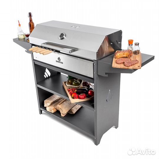 Мангал гриль барбекю нержавейка