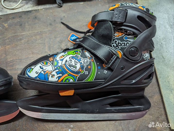 Коньки детские раздвижные 36-41