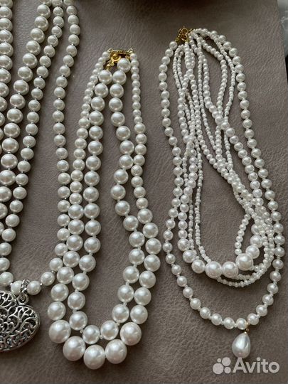 Бусы жемчуг винтаж