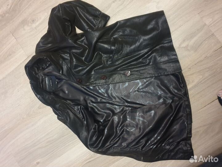 Куртка кожаная женская 56 размер