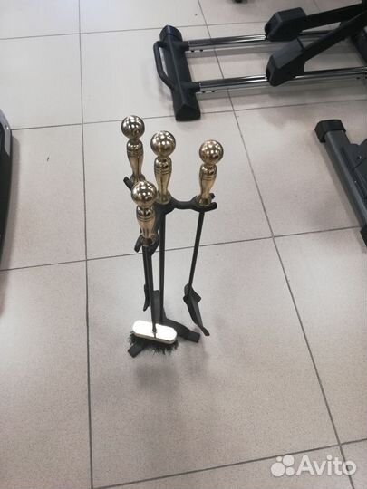 Каминный набор металл-латунь royal