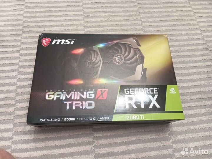 Видеокарта MSI RTX 2080 Ti gaming X trio 11Gb