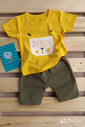 Летний костюм футболка и штаны новый