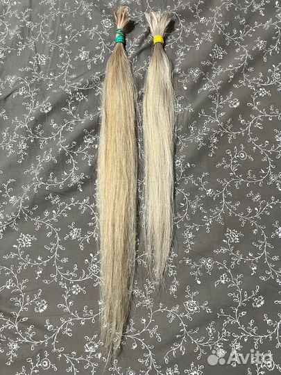 Волосы для наращивания блонд 40 и 50 см