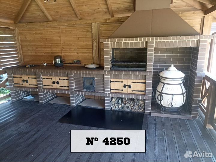 Печь барбекю / Мангальная зона