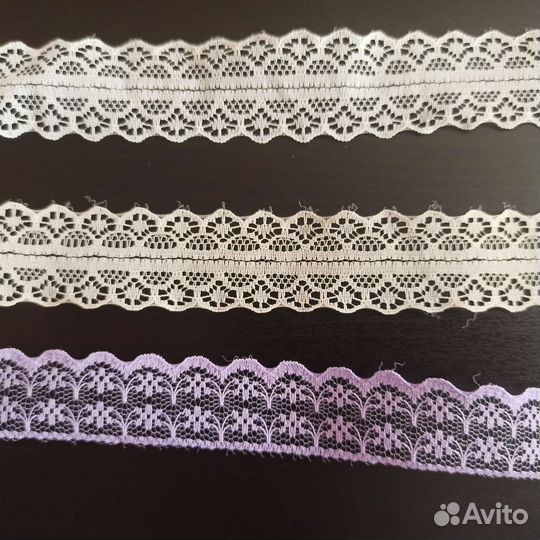 Кружево ширина 2; 2,5; 3,5; 4см по 10м