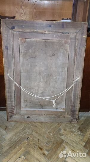 Картина маслом на холсте старинная