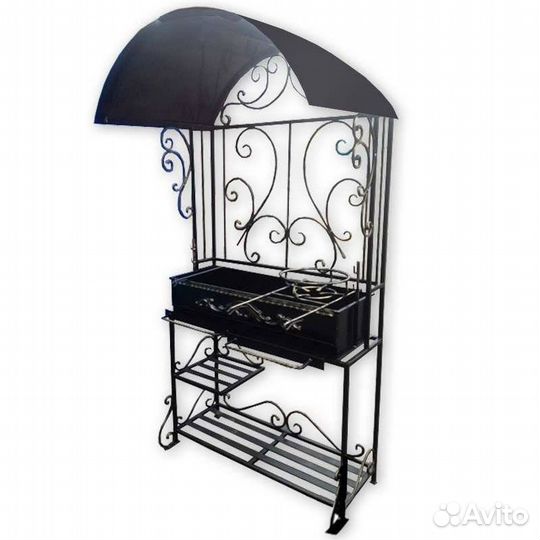 Мангал для дачи кованый «Барокко Премиум»
