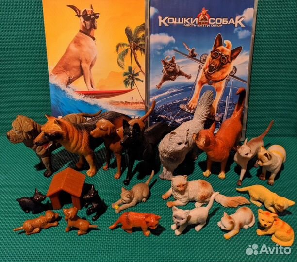 Набор зверей + жирафы