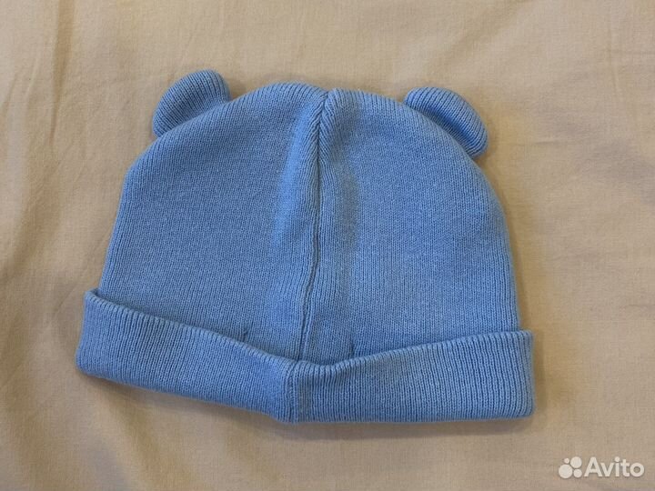 Шапка для новорожденного мальчика новая