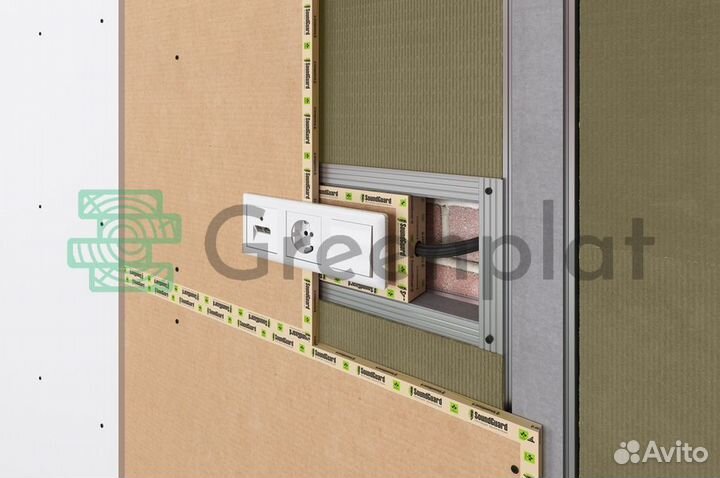 Звукоизоляционный подрозетник SoundGuard