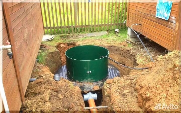 Установка септика. Рассрочка 12 мес