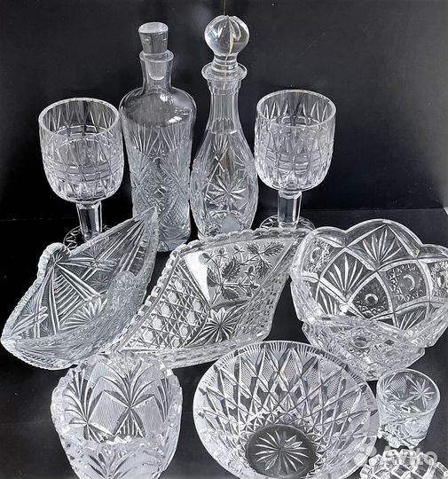 Графины Гусь-Хрустальный стопки