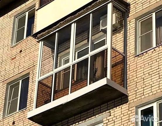 Остекление балконов и лоджий. Окна алюминиевые