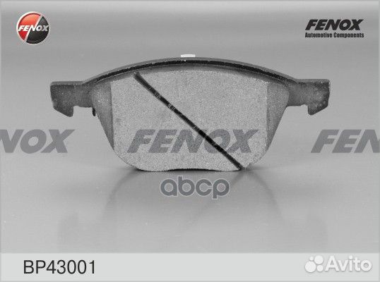 Колодки тормозные дисковые передние BP43001 fenox