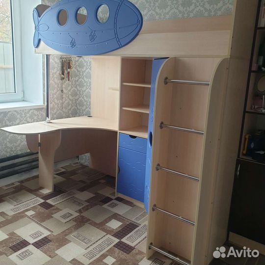 Детская кровать чердак