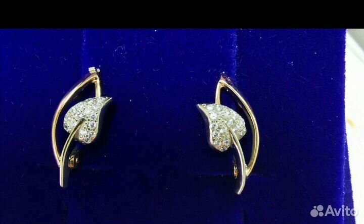 Золотые серьги