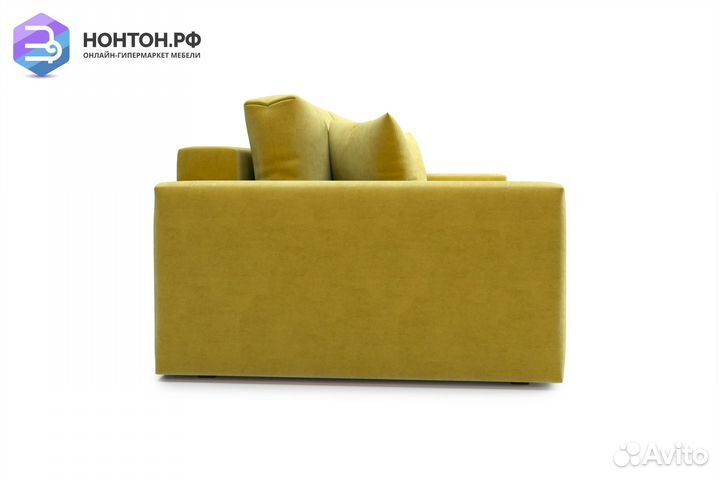 Диван тик-так Монарх горчичный
