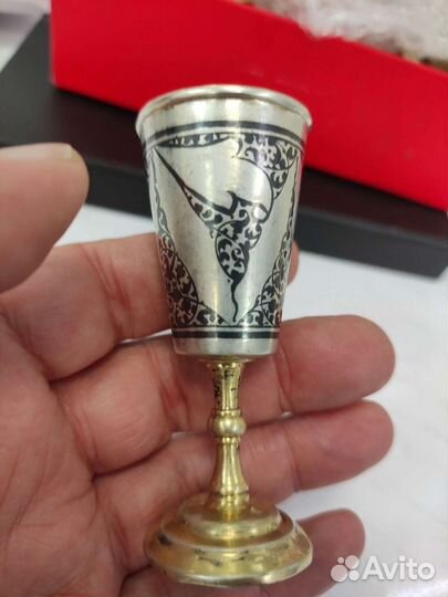 Серебряные рюмки ссср, 875 проба, б/у