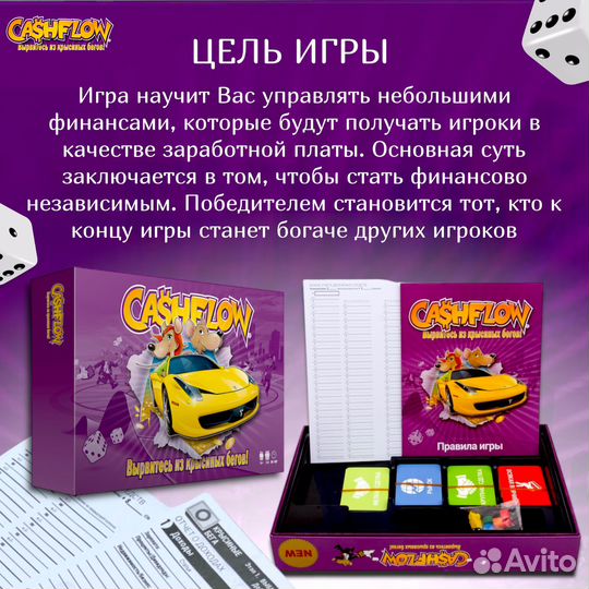 Настольная игра cashflow. Денежный поток