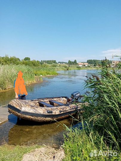 Лодка тайга с мотором