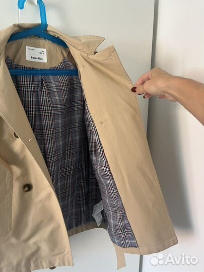 Плащ тренч для девочки Zara 122