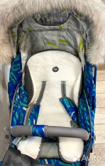 Санки коляска nika 7 8sk