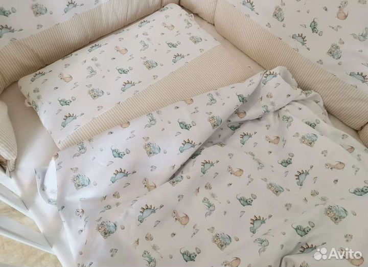 Комплект бортиков на кроватку Mummy Lux