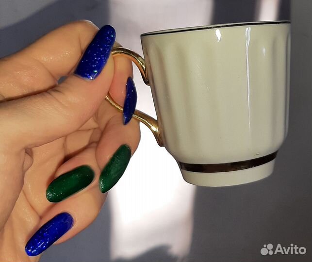 Винтажная кофейная кружка