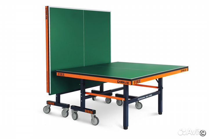 Стол теннисный Gambler fire Зелёный
