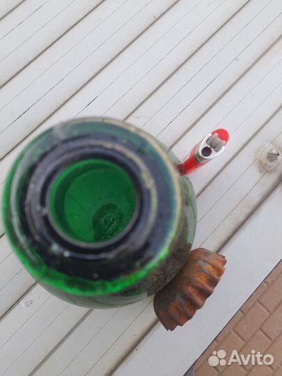 Бутыль стеклянная редкая