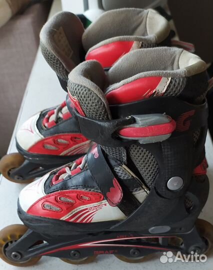 Роликовые коньки Graf детские с защитой