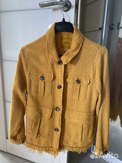 Жакет женский тонкий твид 44 46