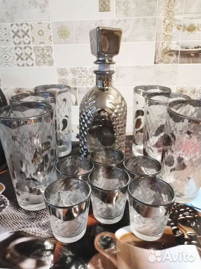 Набор стаканы и рюмки