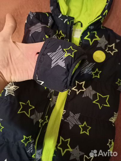 Детский демисезоннный комбинезон для мальчика 80