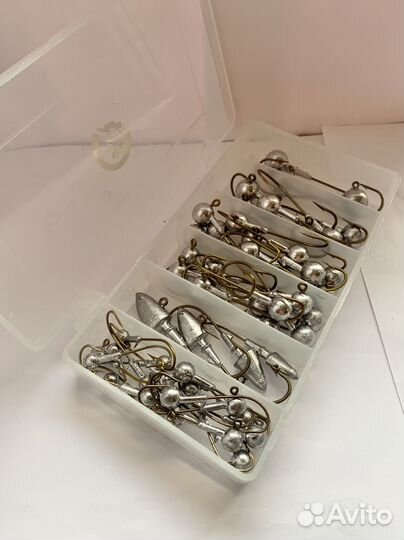 Набор Джиг-головок в пластиковой коробке