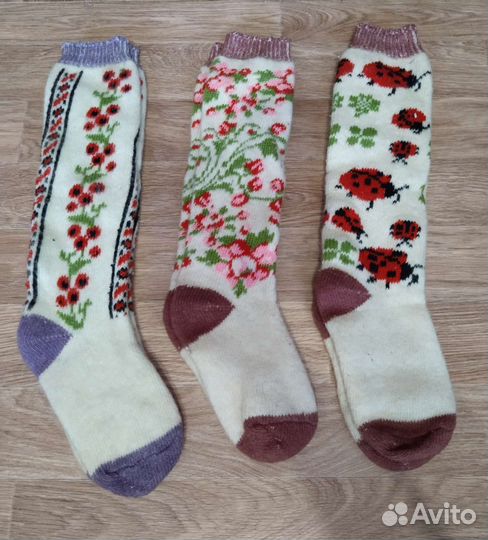 Носки женские новогодние теплые