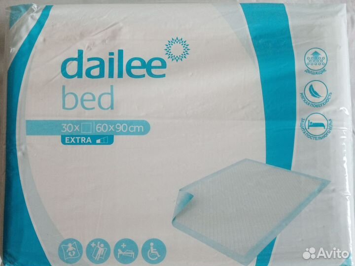 Пеленки одноразовые 60х90 30 штук