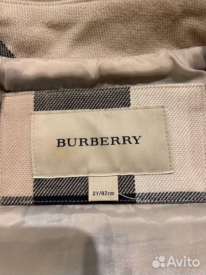 Пальто детское Burberry