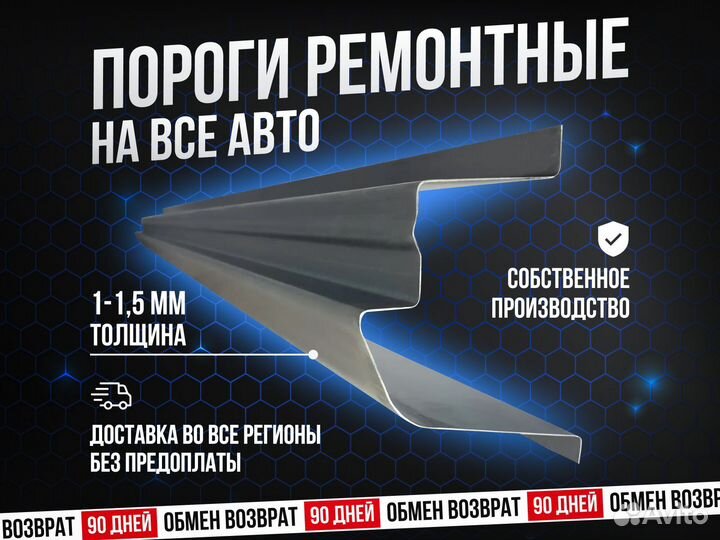 Ремонтные пороги Renault Logan