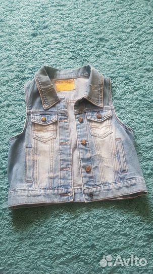 Жилетка джинсовая для девочки
