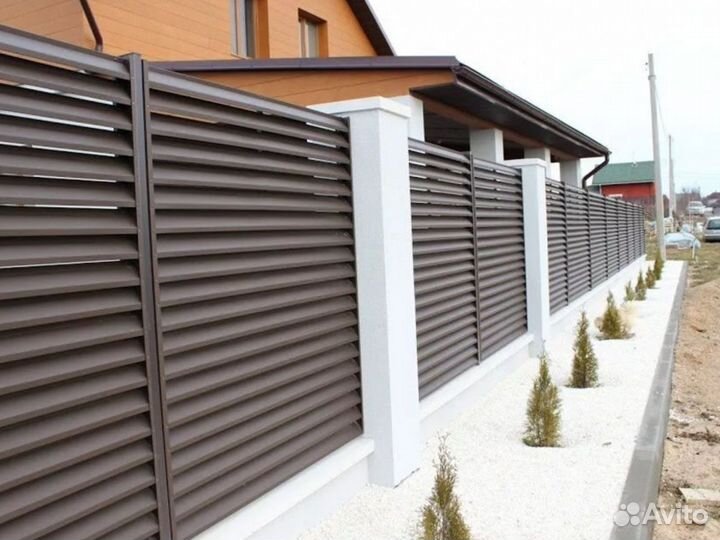Забор жлюзи
