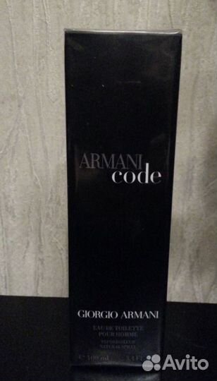 Туалетная вода мужская Giorgio Armani Code 100ml