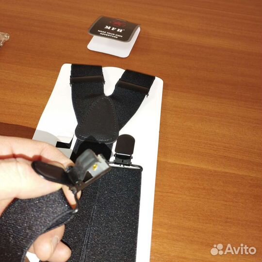 Подтяжки с 3 клипсами M. F. H