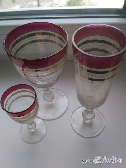Хрустальные бокалы