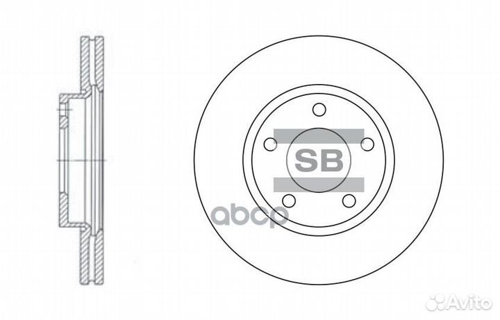 Диск тормозной mazda 3 1.4/1.6 03/mazda 5 15